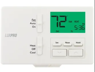 Termostatos programables horizontales 5/2 day or 7 day  LUX PRO HORIZ